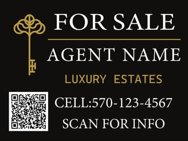 For Sale - Style 2, Real Estate Sign