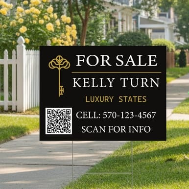 For Sale - Style 2, Real Estate Sign