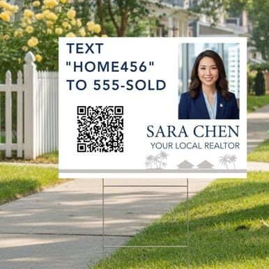 Realtor - Style 4, Real Estate Sign (Part#: REA1006)
