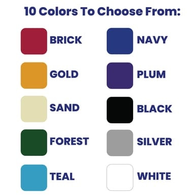 Color options, Candidate (Upload Photo) - Campaign Sign (Part#: YRD1036)