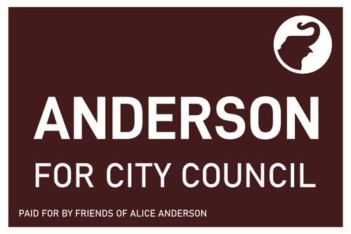 Candidate and Office - Republican Silhouette, Campaign Sign.