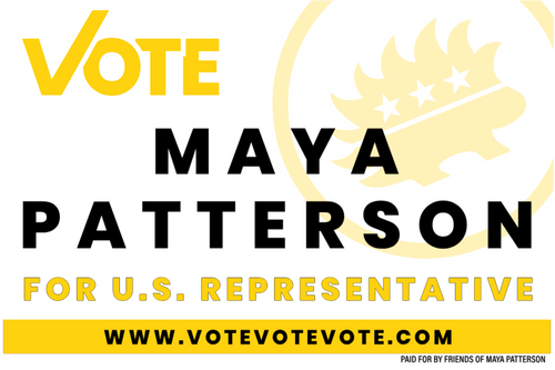 Political Party Flag - Candidate Name, Campaign Sign (Libertarian)