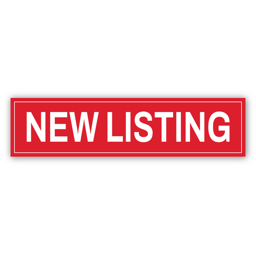 "New Listing" - Real Estate Riders