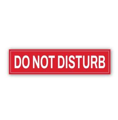 "Do Not Disturb" - Real Estate Riders (Part#: REA1011)