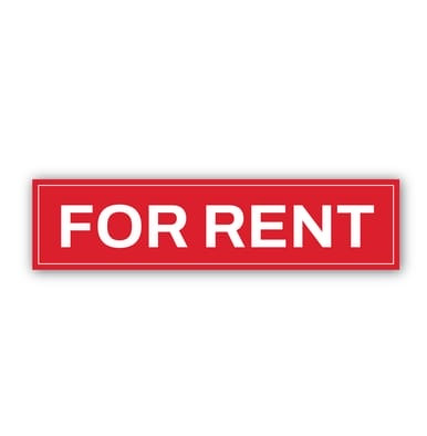 "For Rent" - Real Estate Riders (Part#: REA1012)