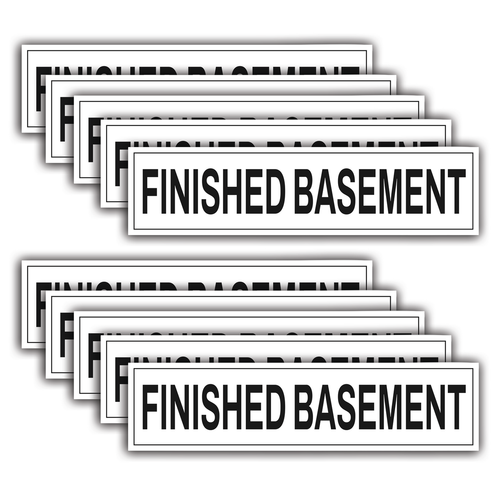 "Finished Basement" - Real Estate Riders 10 Pack