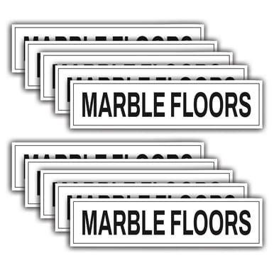 10 Pack, "Marble Floors" - Real Estate Riders (Part#: REA1029)