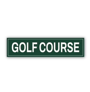 "Golf Course - Real Estate Riders (Part#: REA1034)