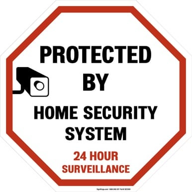 Protected By Home Security II, Video Surveillance (Part#: SEC1001)
