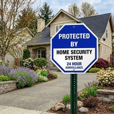 Protected By Home Security III, Video Surveillance (Part#: SEC1003)