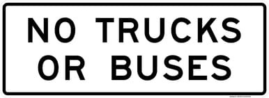 Emergency Stopping Only Other Times (Plaque), MUTCD (Part#: SKR3-51cP), MUTCD Lane  and Turn Control