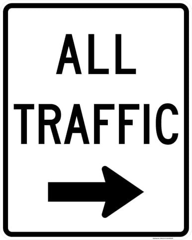 All Traffic (Right Arrow), MUTCD
