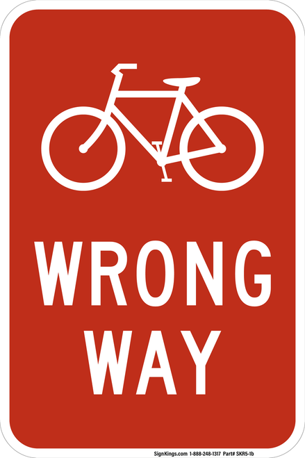 Bicycle Wrong Way, MUTCD Selective Exclusion