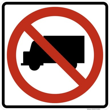 No Trucks (Symbol), MUTCD
