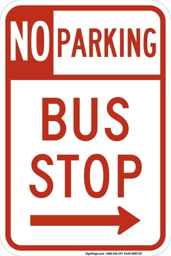 No Parking Bus Stop, MUTCD