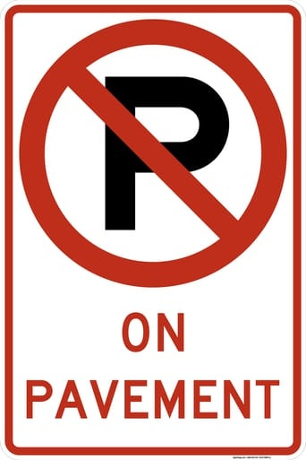 No Parking (Symbol) On Pavement, MUTCD (Part#: SKR8-3c)