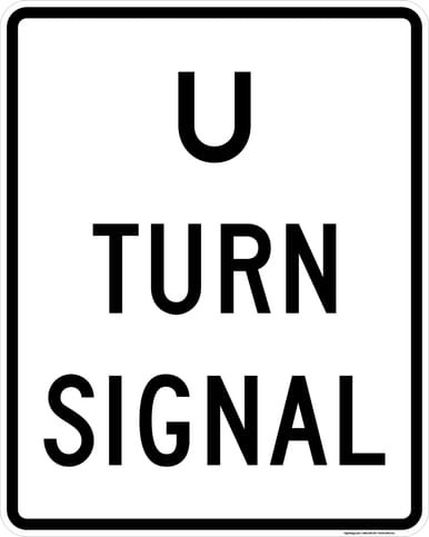 U-Turn Signal, MUTCD (Part#: SKR10-10a), MUTCD Traffic Signals