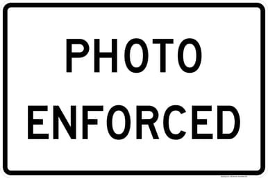 Photo Enforced (Plaque), MUTCD