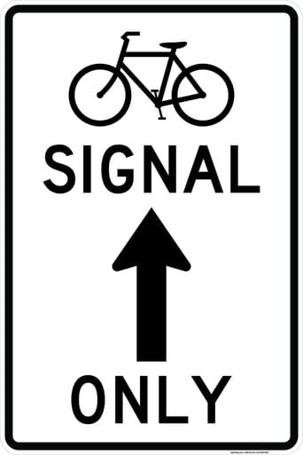 Bicycle Signal Mandatory Movement (Thru), MUTCD (Part#: SKR10-40a), MUTCD Traffic Signals