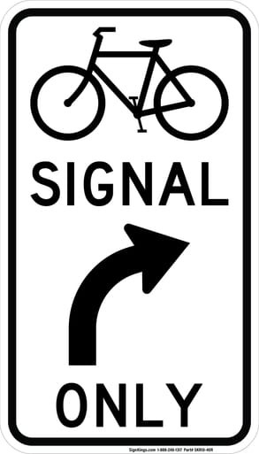 Bicycle Signal Mandatory Movement (Right Turn), MUTCD (Part#: SKR10-40R), MUTCD Traffic Signals
