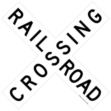 Railroad Crossing (Crossbuck), MUTCD (Part#: SKR15-1), MUTCD Road Closed & Weight