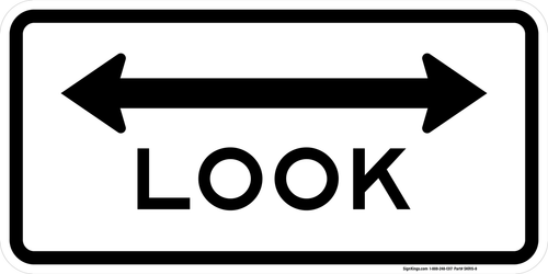 Look Railroad Crossing, MUTCD Access & Rail