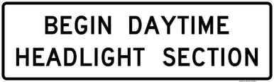 Begin Daytime Headlight Section, MUTCD (Part#: SKR16-10), MUTCD Rail & Other