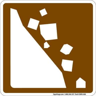 Falling Rocks, MUTCD (Part#: SKRS-008), MUTCD Recreation - General Application