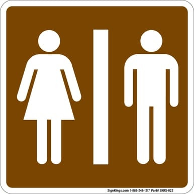 Restrooms, MUTCD (Part#: SKRS-022), MUTCD Recreation - Accommodations