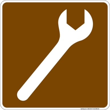 Mechanic, MUTCD (Part#: SKRS-027), MUTCD Recreation - Services
