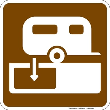 Sanitary Station, MUTCD (Part#: SKRS-041), MUTCD Recreation - Services
