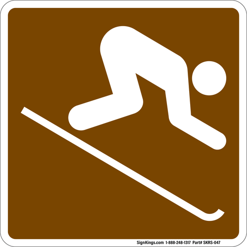 Downhill Skiing, MUTCD Recreation - Winter Recreation