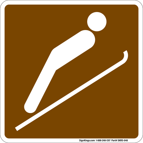 Ski Jumping, MUTCD Recreation - Winter Recreation