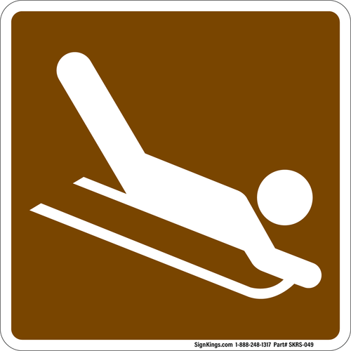 Sledding, MUTCD Recreation - Winter Recreation