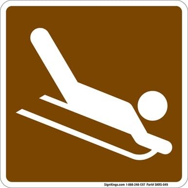 Sledding, MUTCD (Part#: SKRS-049), MUTCD Recreation - Winter Recreation