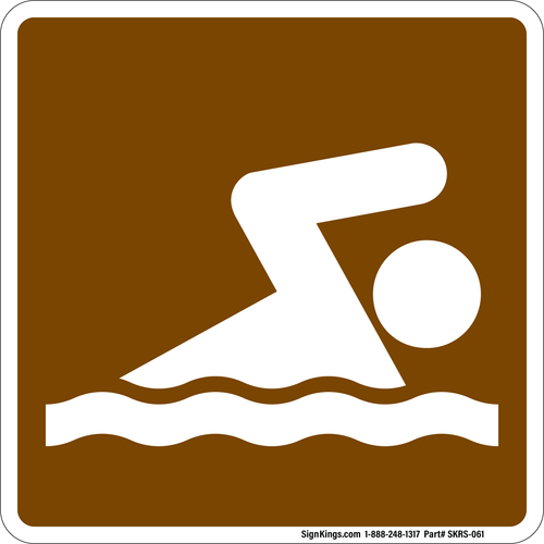 Swimming, MUTCD Recreation -  Water Recreation