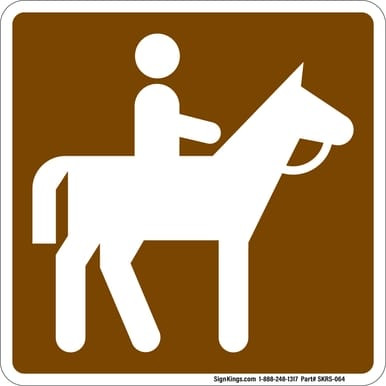 Horse Trail, MUTCD (Part#: SKRS-064), MUTCD Recreation -  Land Recreation