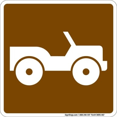 Off-Road Vehicle Trail, MUTCD (Part#: SKRS-067), MUTCD Recreation -  Land Recreation