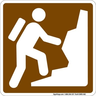 Climbing, MUTCD (Part#: SKRS-082), MUTCD Recreation -  Land Recreation