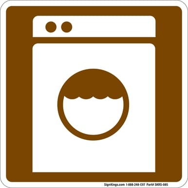 Laundromat, MUTCD (Part#: SKRS-085), MUTCD Recreation - Services