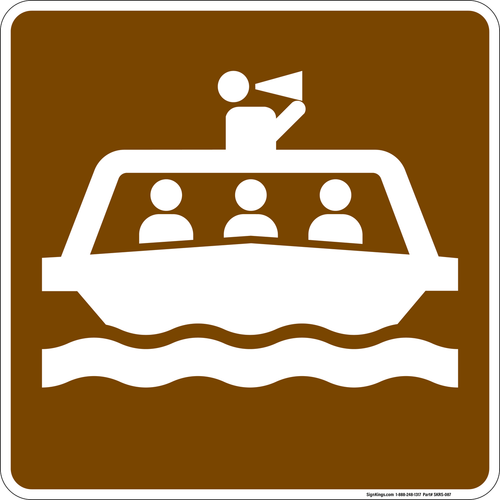 Tour Boat, MUTCD Recreation -  Water Recreation