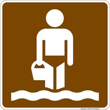 Wading, MUTCD (Part#: SKRS-088), MUTCD Recreation -  Water Recreation