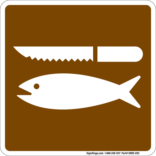 Fish Cleaning, MUTCD Recreation -  Water Recreation