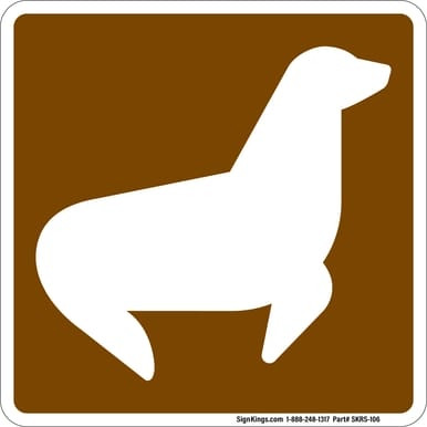 Seal Viewing, MUTCD (Part#: SKRS-106), MUTCD Recreation -  Water Recreation