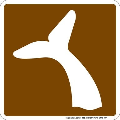 Whale Viewing, MUTCD (Part#: SKRS-107), MUTCD Recreation -  Water Recreation