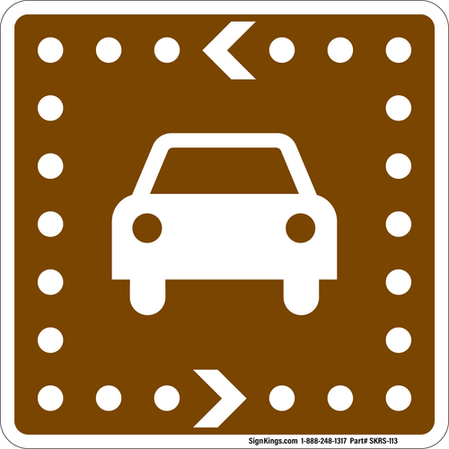 Driving Tour, MUTCD Recreation -  Land Recreation