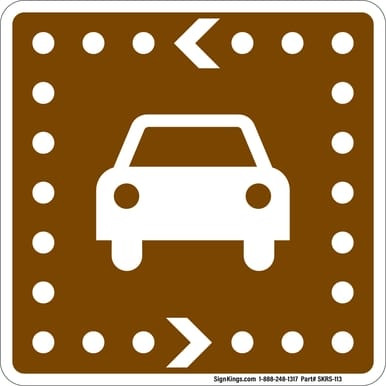 Driving Tour, MUTCD (Part#: SKRS-113), MUTCD Recreation -  Land Recreation