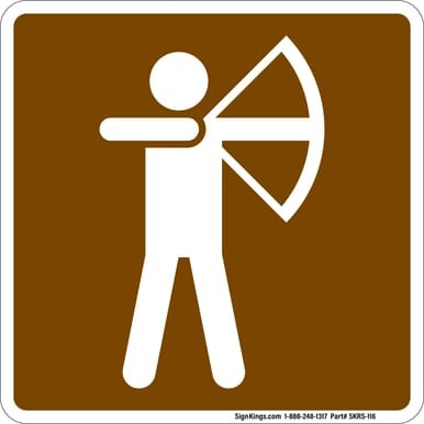 Archery, MUTCD (Part#: SKRS-116), MUTCD Recreation -  Land Recreation