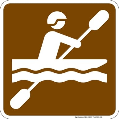 Kayaking, MUTCD (Part#: SKRS-118), MUTCD Recreation -  Water Recreation