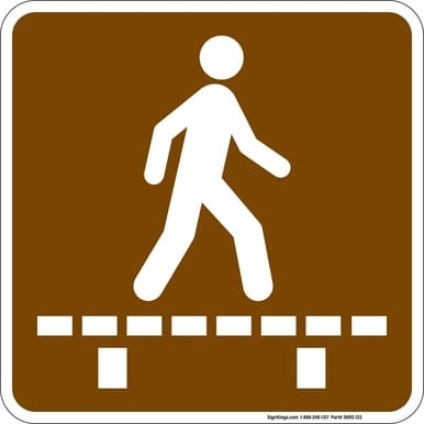 Walk on Boardwalk, MUTCD (Part#: SKRS-122), MUTCD Recreation - General Application